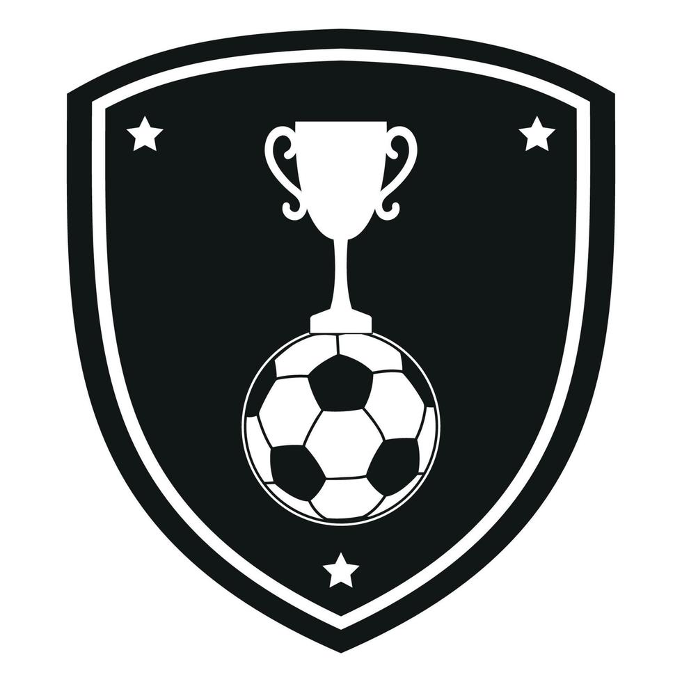 Illustration of a football match and club logo vector