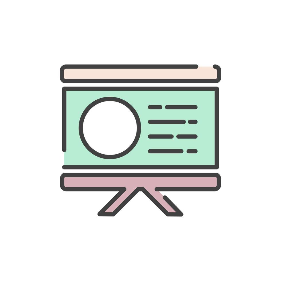 Presentation icon vector illustration