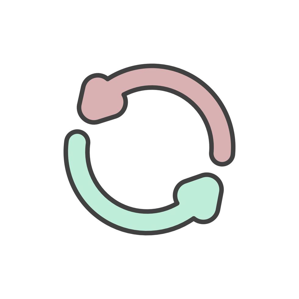 reload icon vector illustration