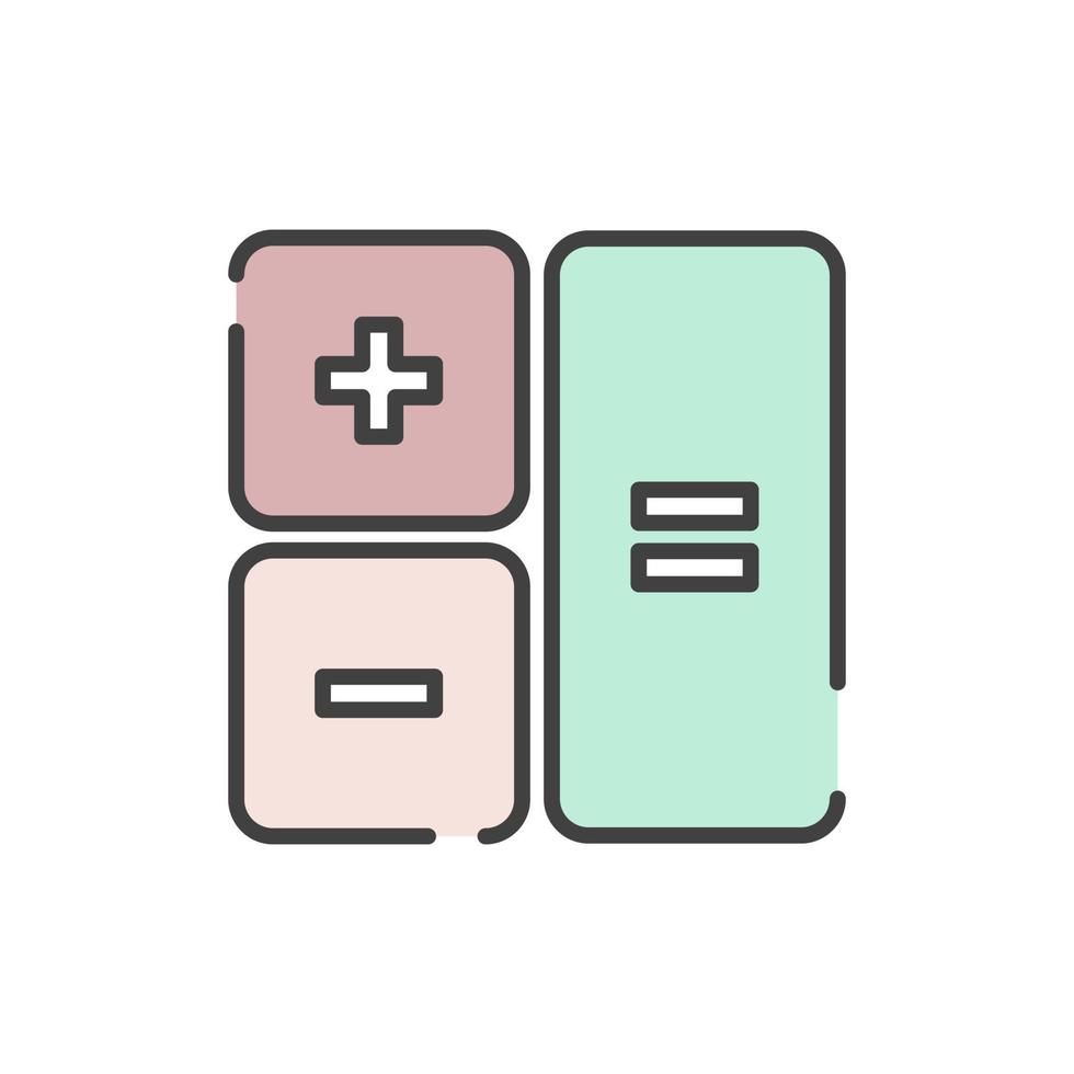 mathematics icon vector illustration
