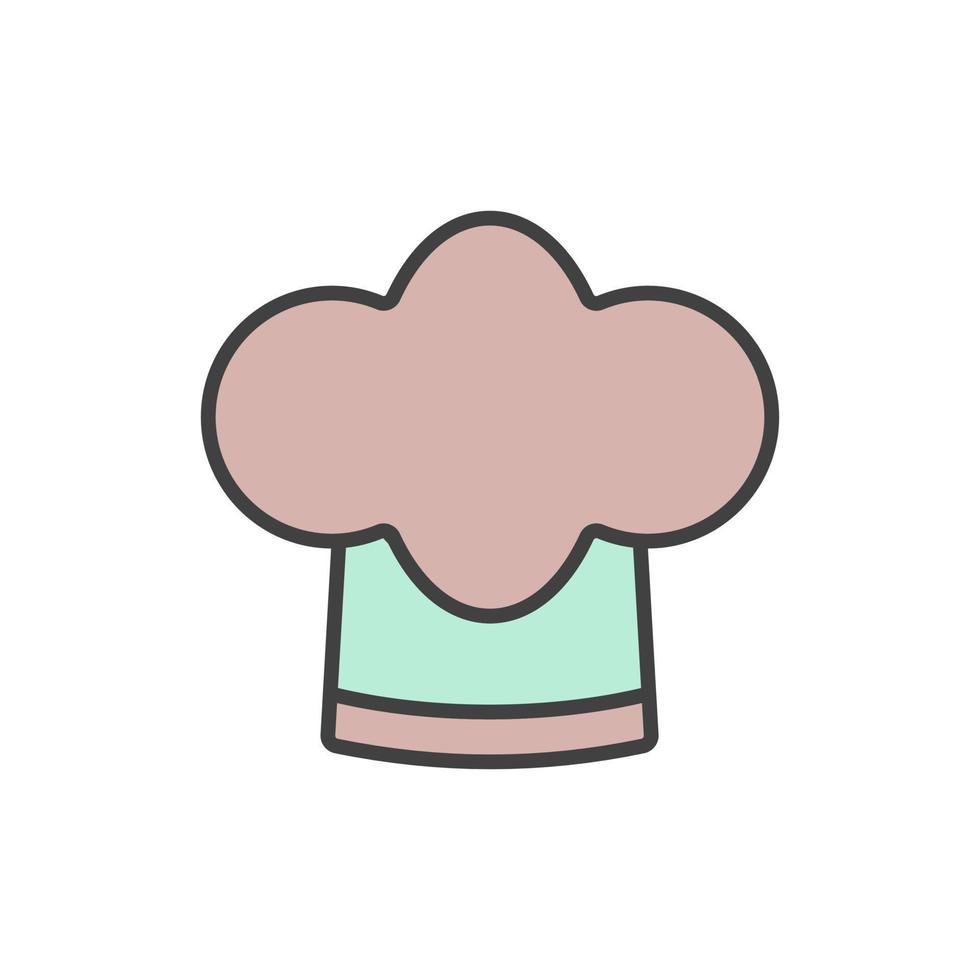 chef hat icon vector illustration