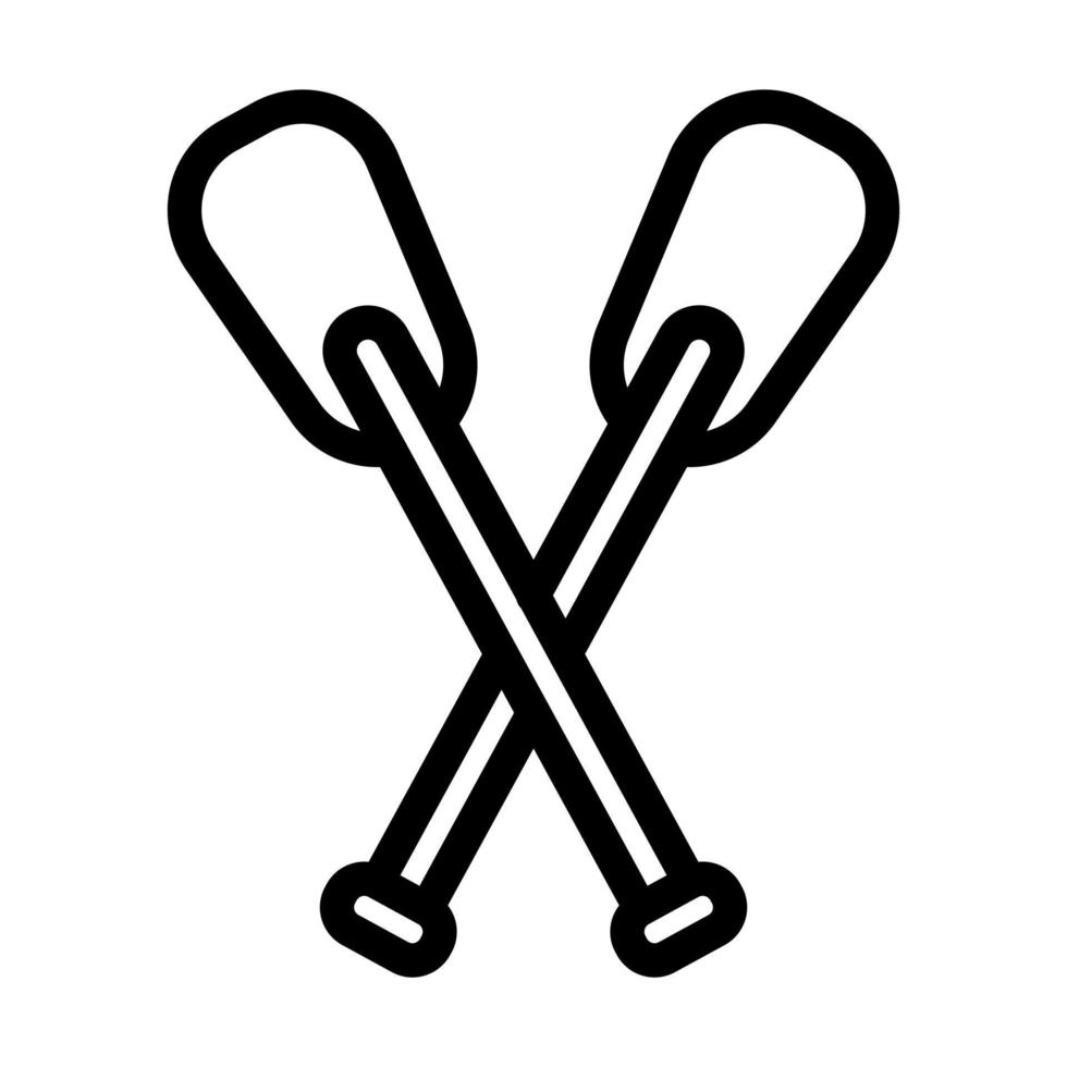 Paddles Icon Design vector