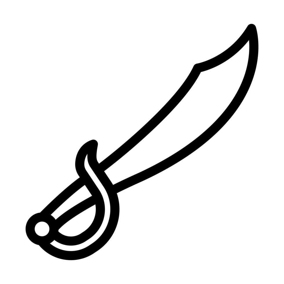 diseño de icono de machete vector