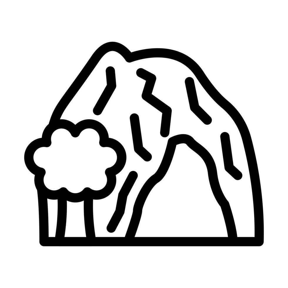 diseño de icono de cueva vector