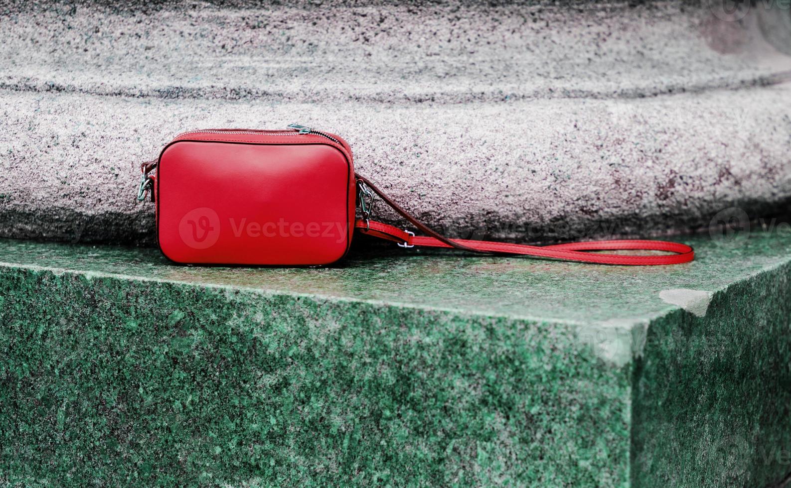 Genuine leather clutch photo
