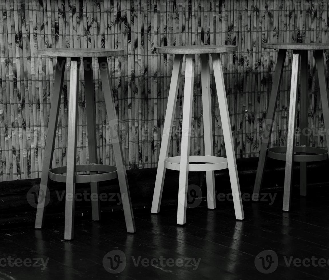 chairs in the cafe photo