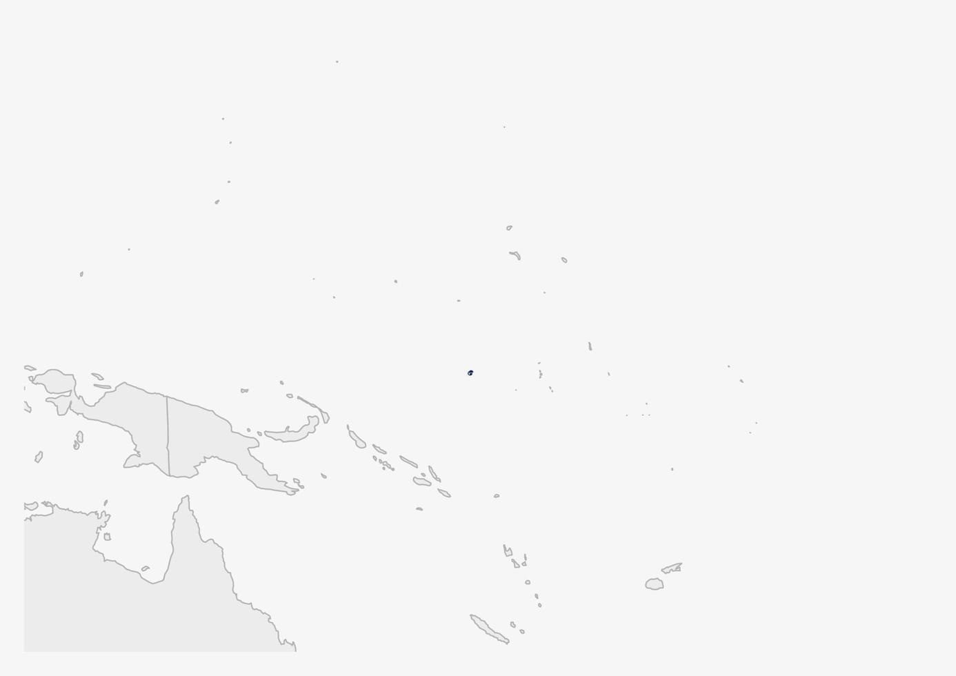mapa de nauru resaltado en los colores de la bandera de nauru vector