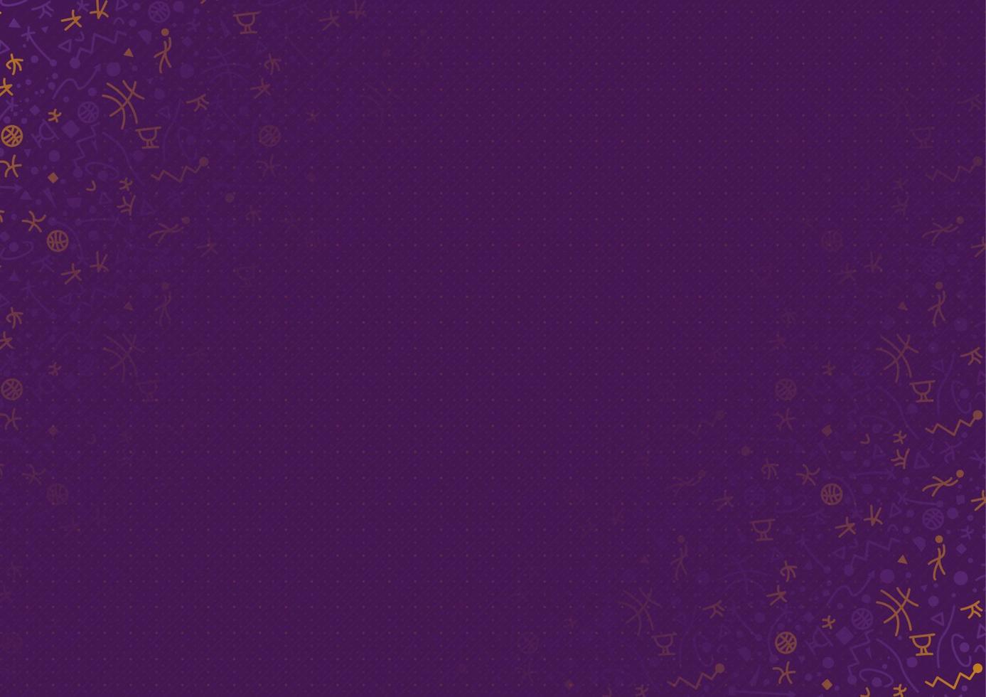 Vector basketball abstract background, purple and orange sport background