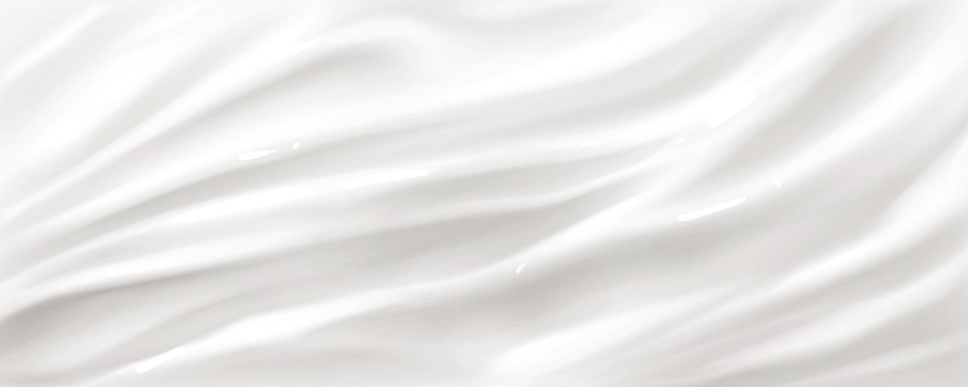 Background of white cream, milk or yogurt surface vector