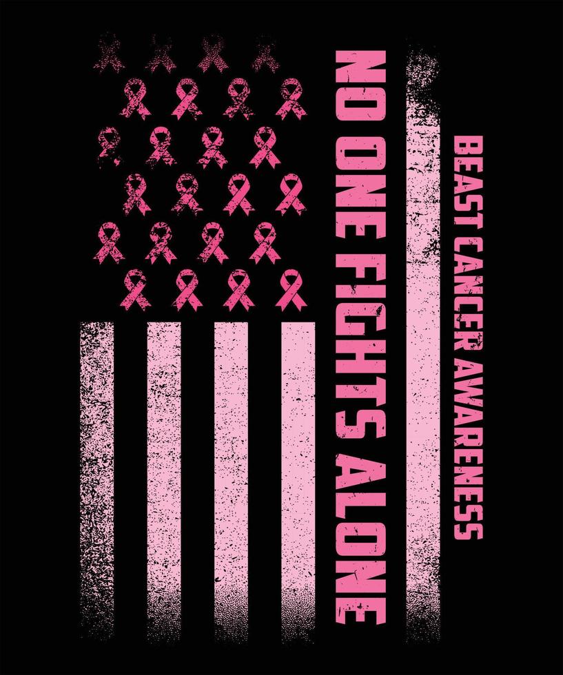 Breast cancer Awareness pink girl quote typography shirt design vector