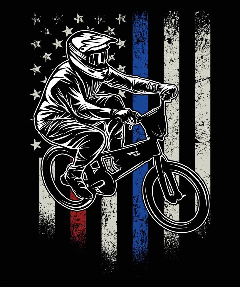Dirt Bike riding motorcycle man jump Vector Graphic t shirt design