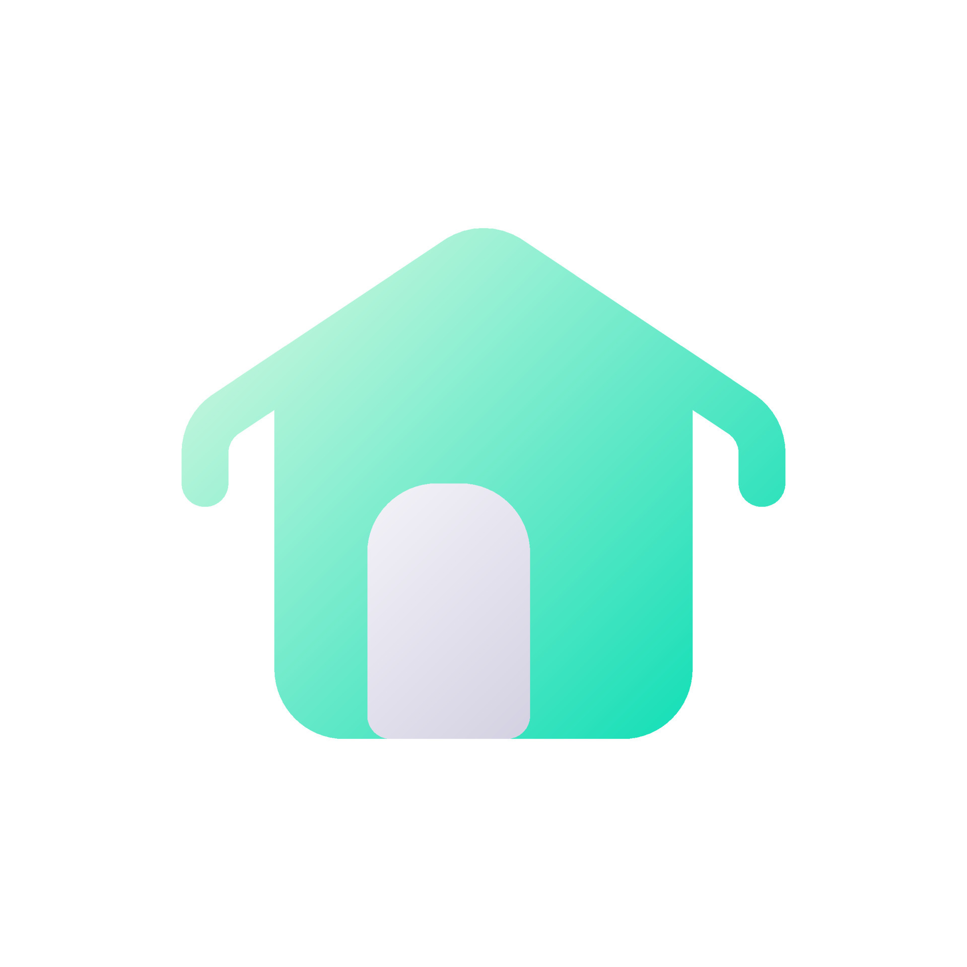 House pixel perfect flat gradient twocolor ui icon. Homepage button