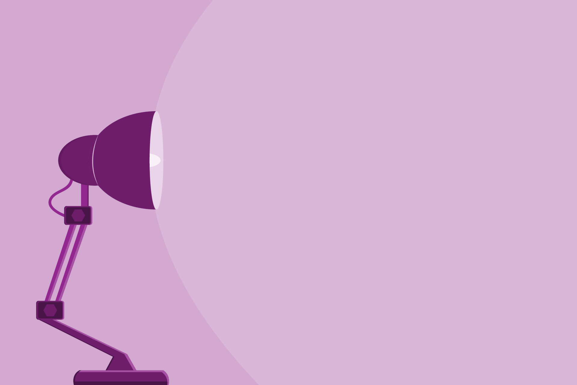 study lamp background with light and purple color 13087491 Vector Art