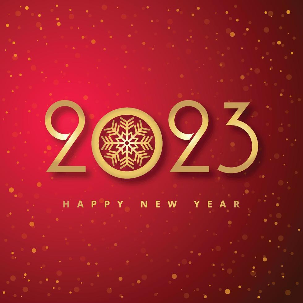 2023 new year card celebration holiday background vector