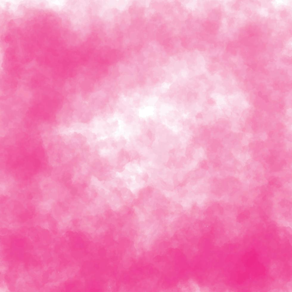 Abstract hand painted pink watercolor texture background vector