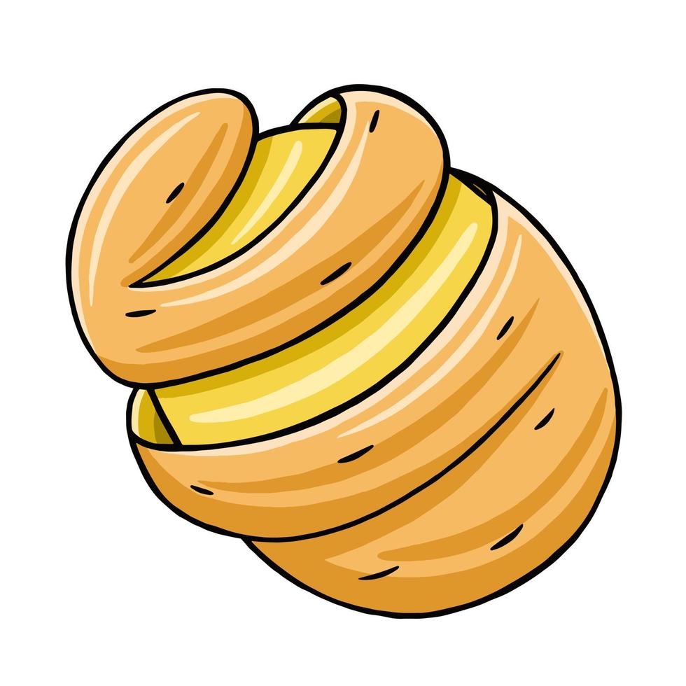Potatoes in Vector Style Illustration