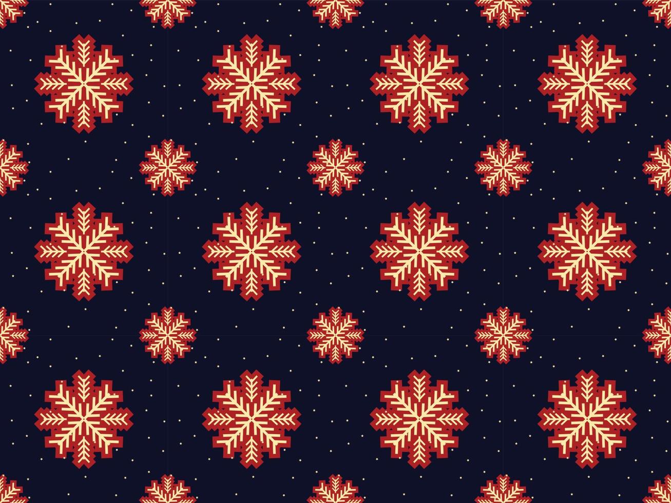 wallpaper seamless winter cartoon merry christmas new year pattern snowflake background abstract art vector