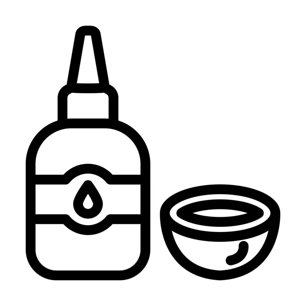 Coconut Oil Icon Design vector