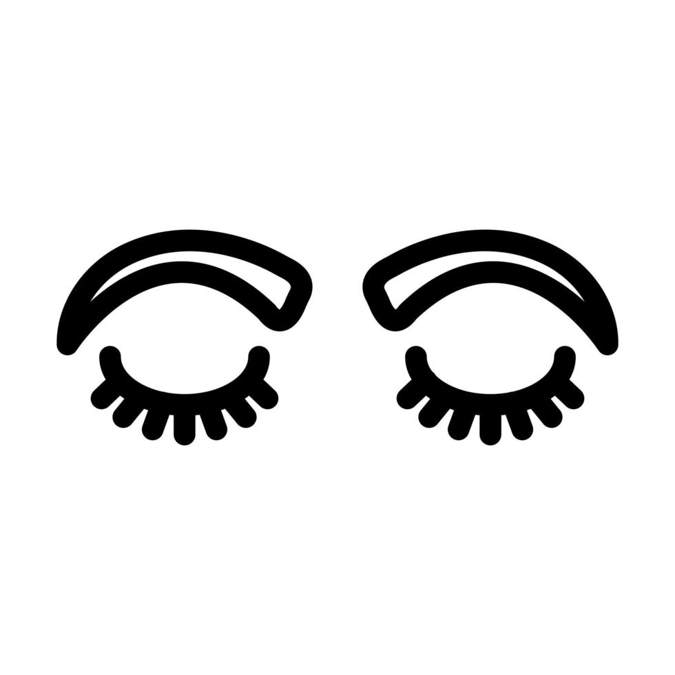 Eyebrow Icon Design vector