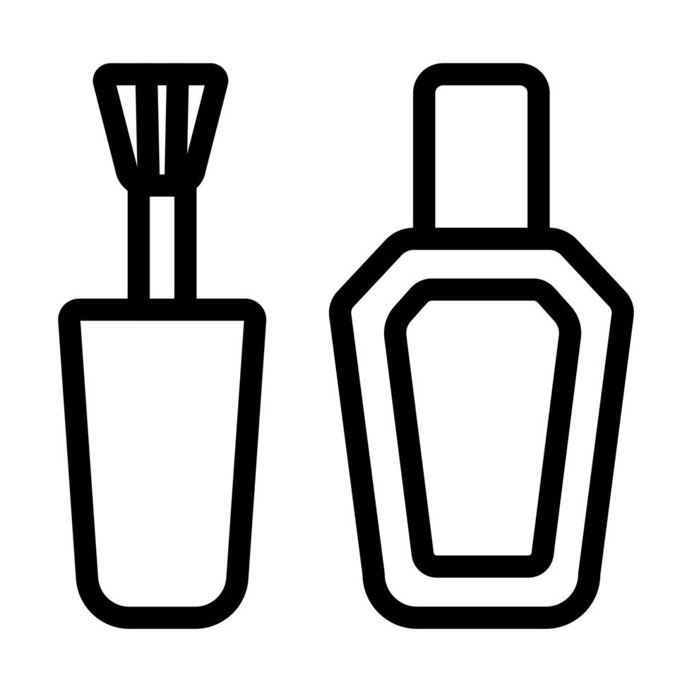 diseño de icono de esmalte de uñas vector