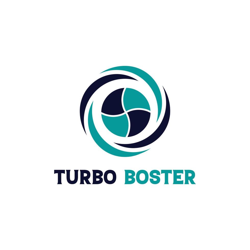 plantilla de logotipo turbo vector