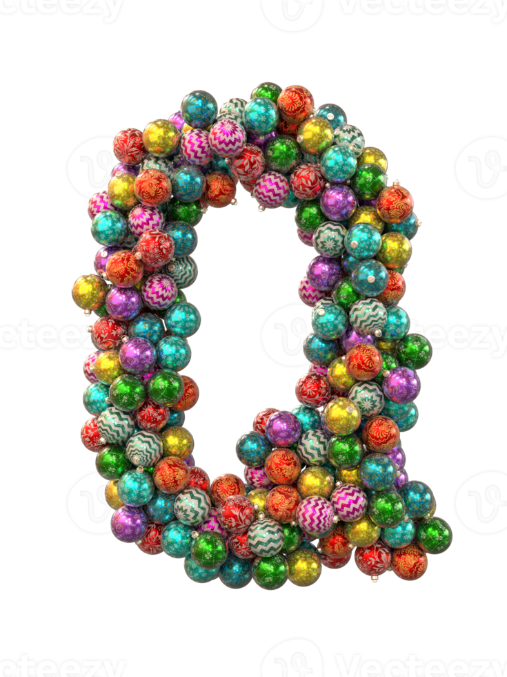 Festive Retro Holiday Christmas ornaments globe typeface text Q png