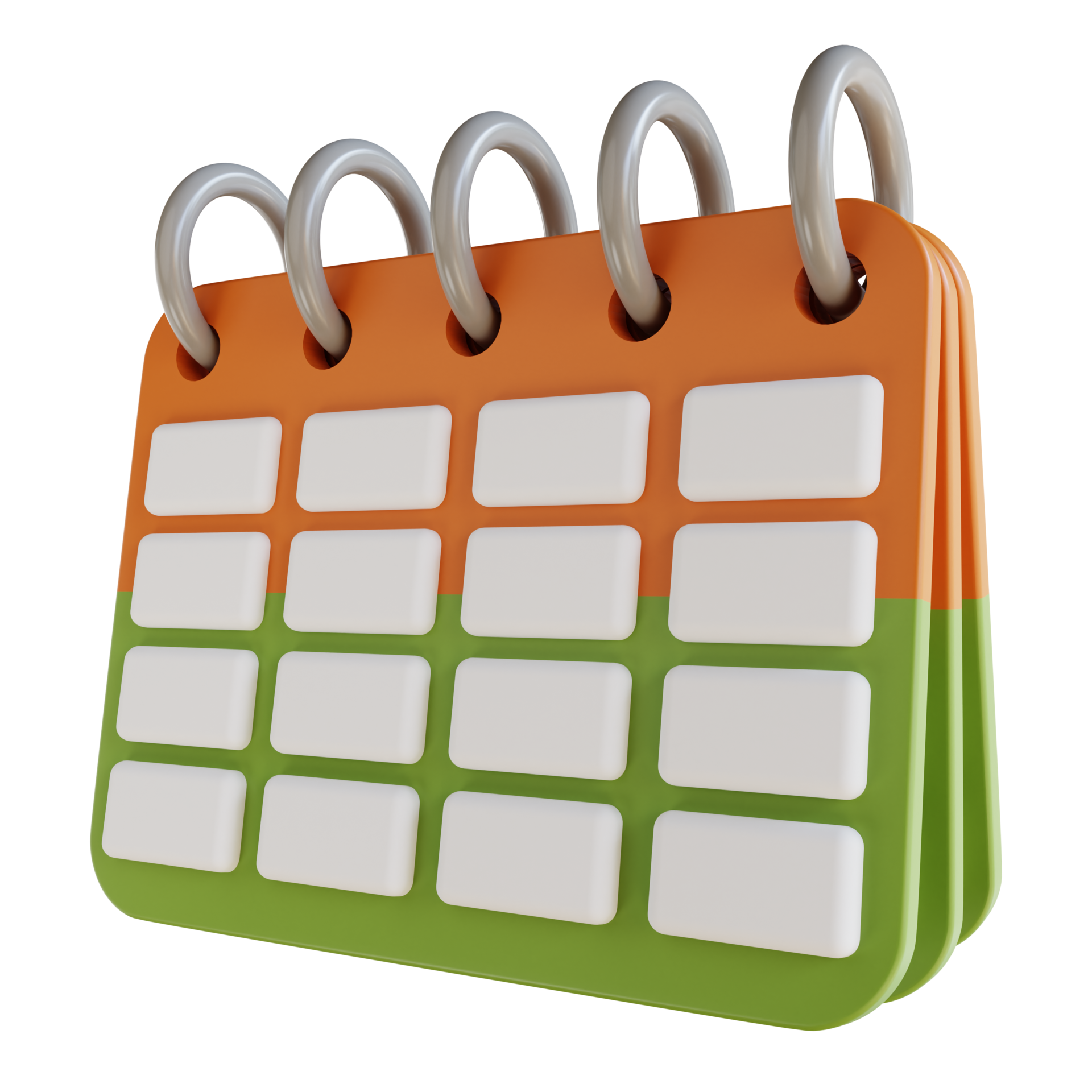 Calendrier 3d sur la table illustration stock. Illustration du