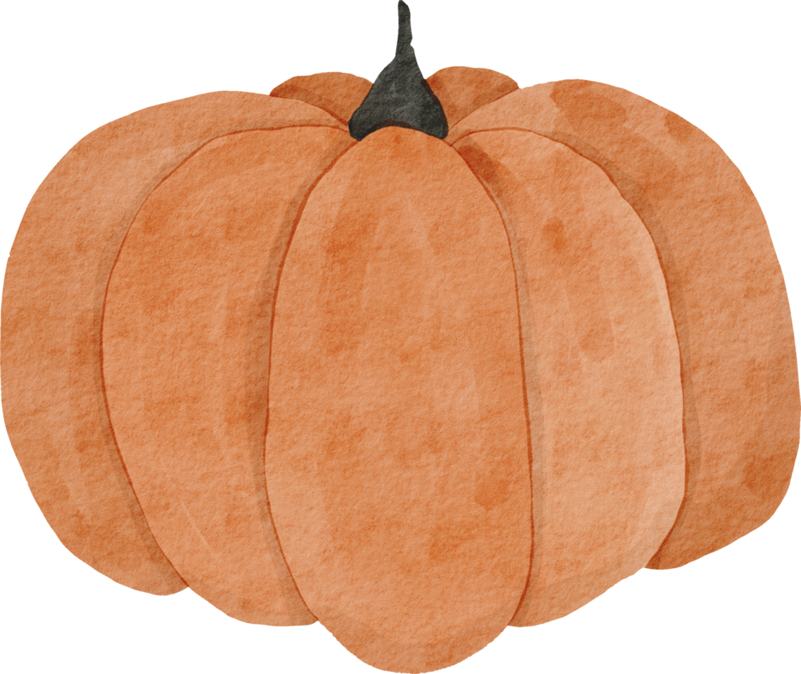 citrouille d'halloween aquarelle png