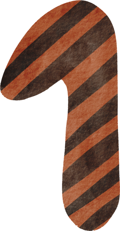 Watercolor number one png