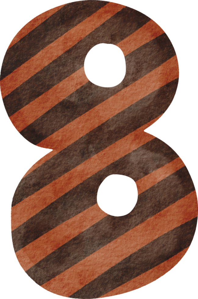 acquerello numero otto png