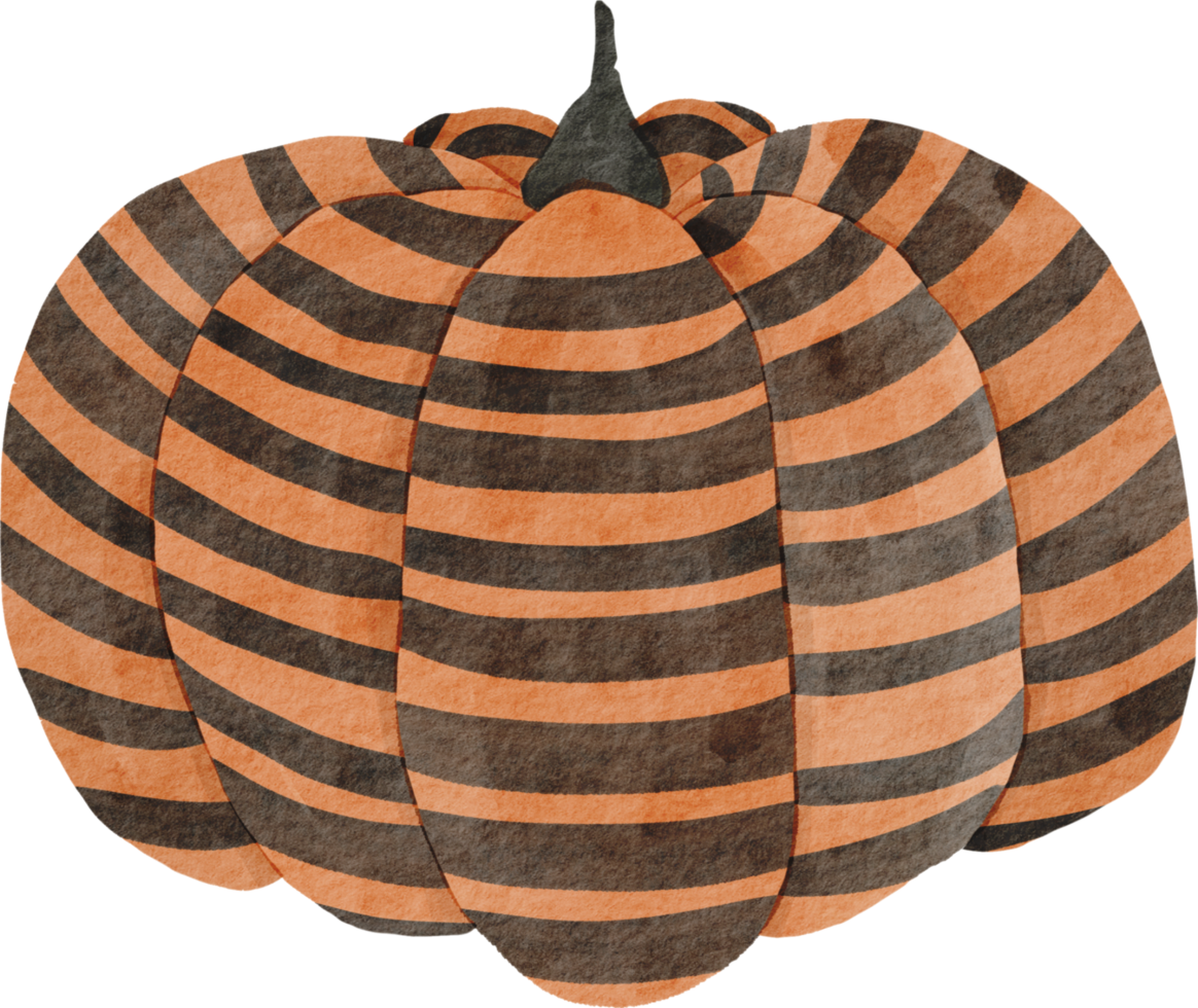 akvarell halloween pumpa png