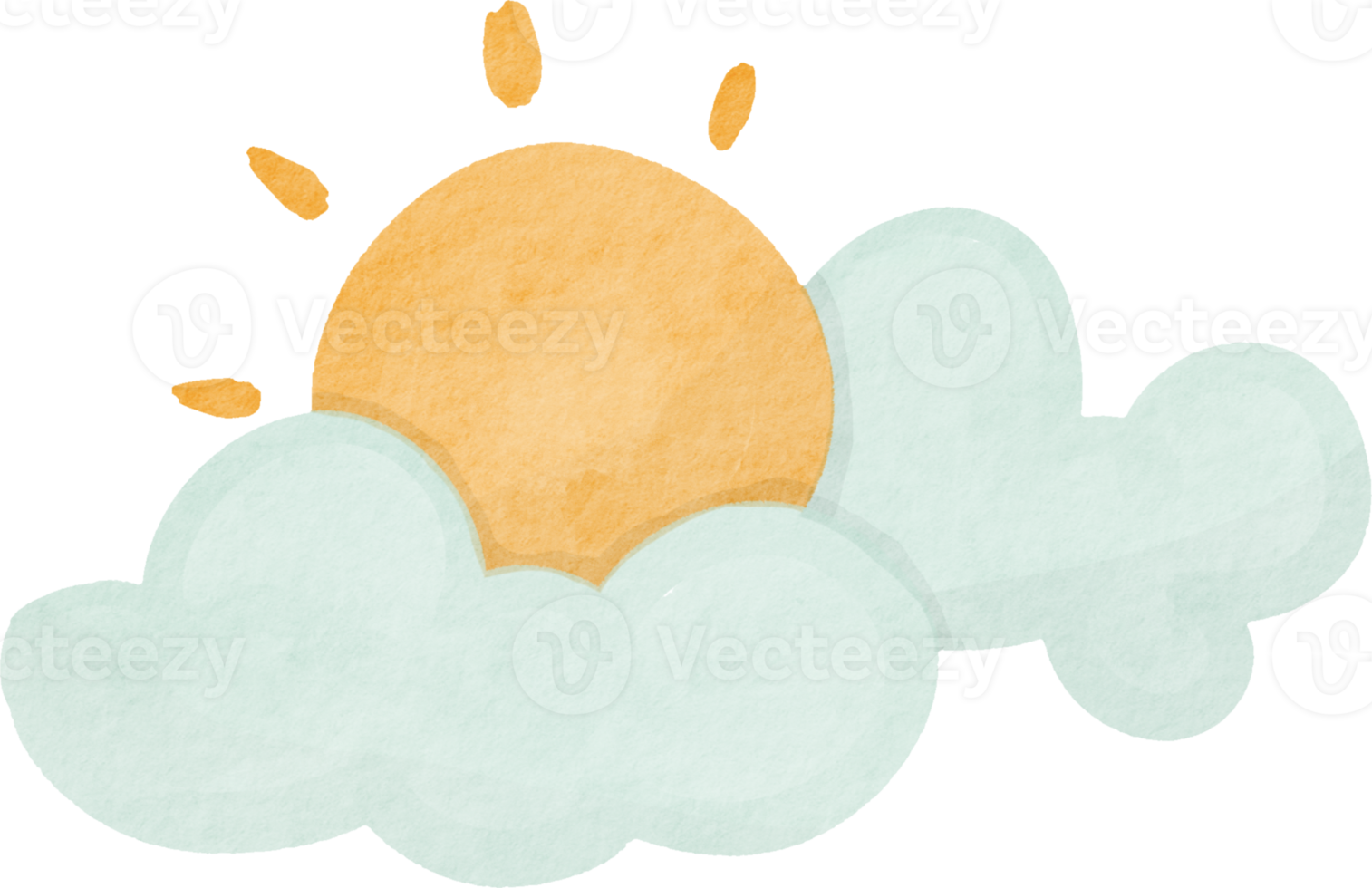 wolk en zon png