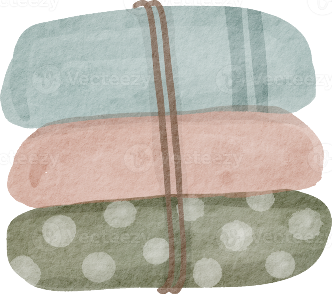 serviettes mignonnes aquarelles png