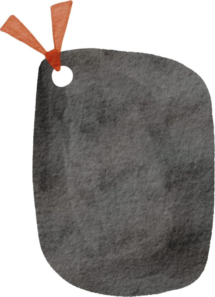 Watercolor label tag png