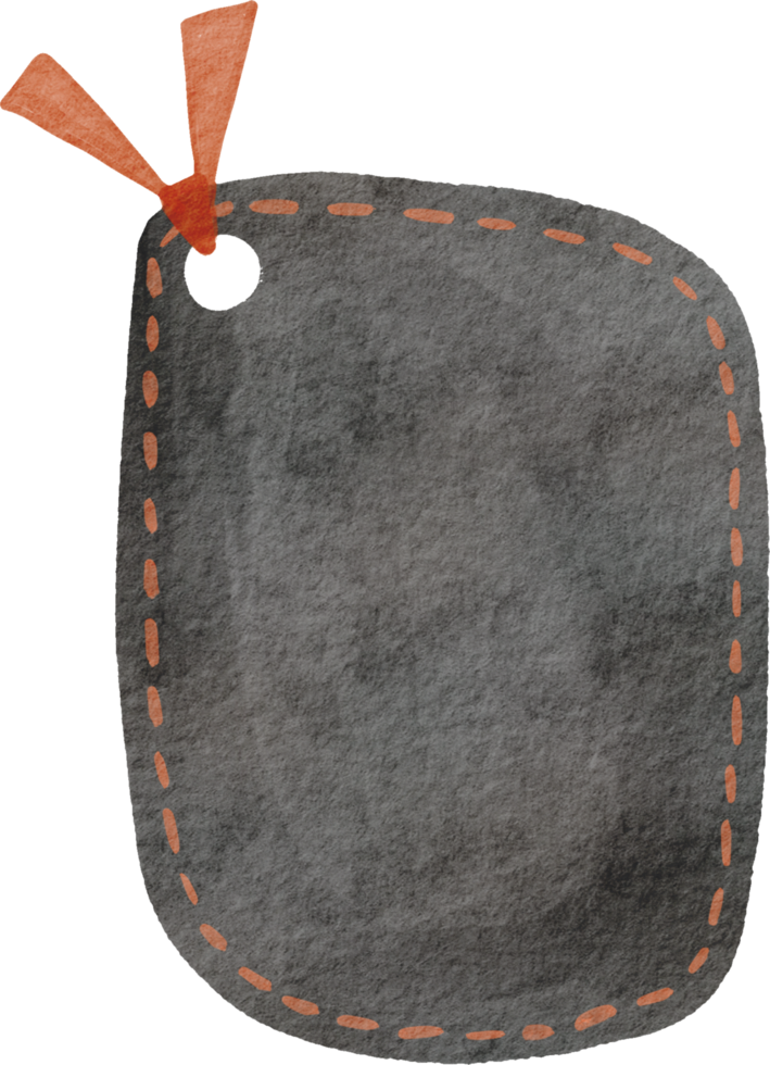 Watercolor label tag png