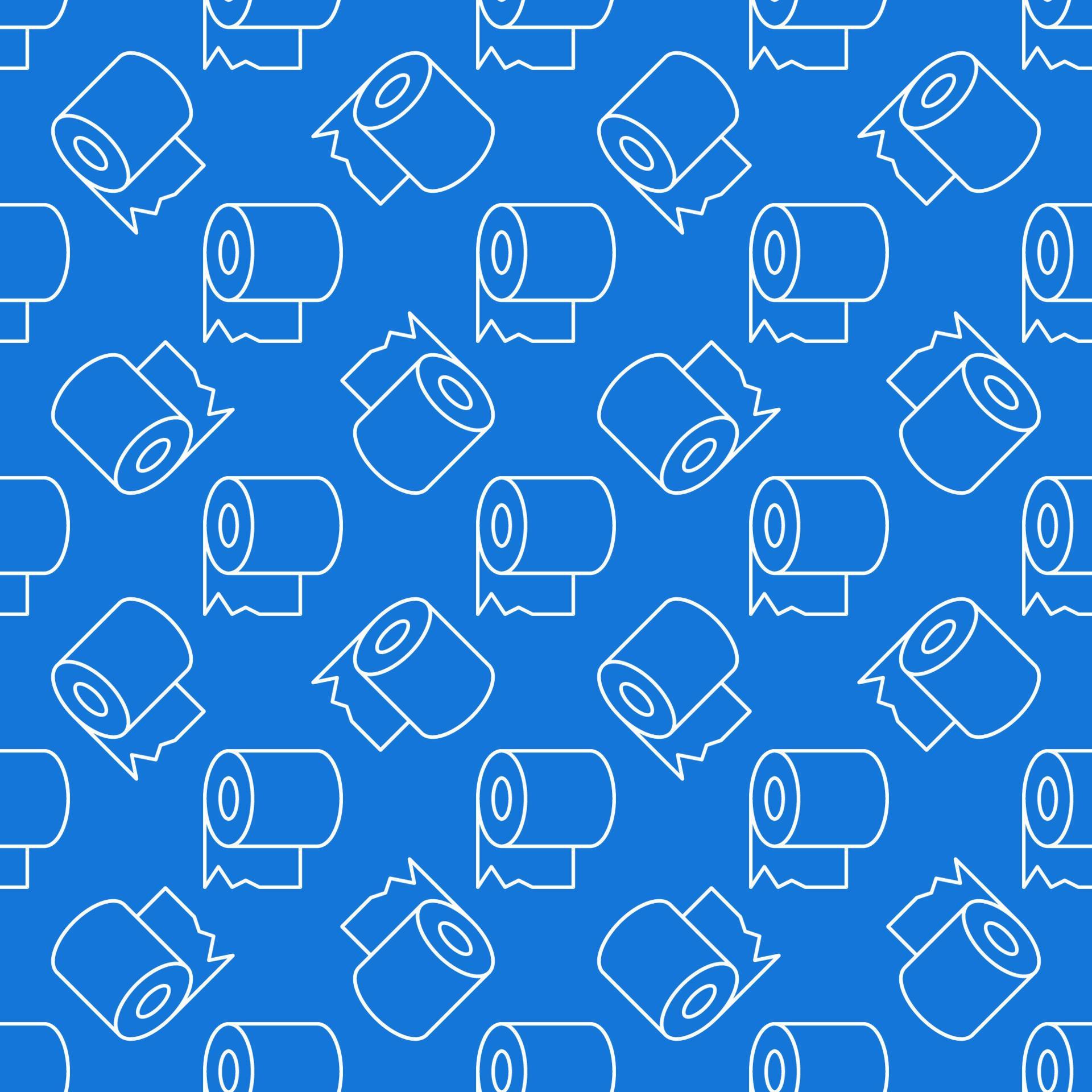 Toilet Paper vector geometric linear seamless pattern 13089571 Vector