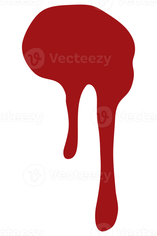 bloed laten vallen in vlak ontwerp png