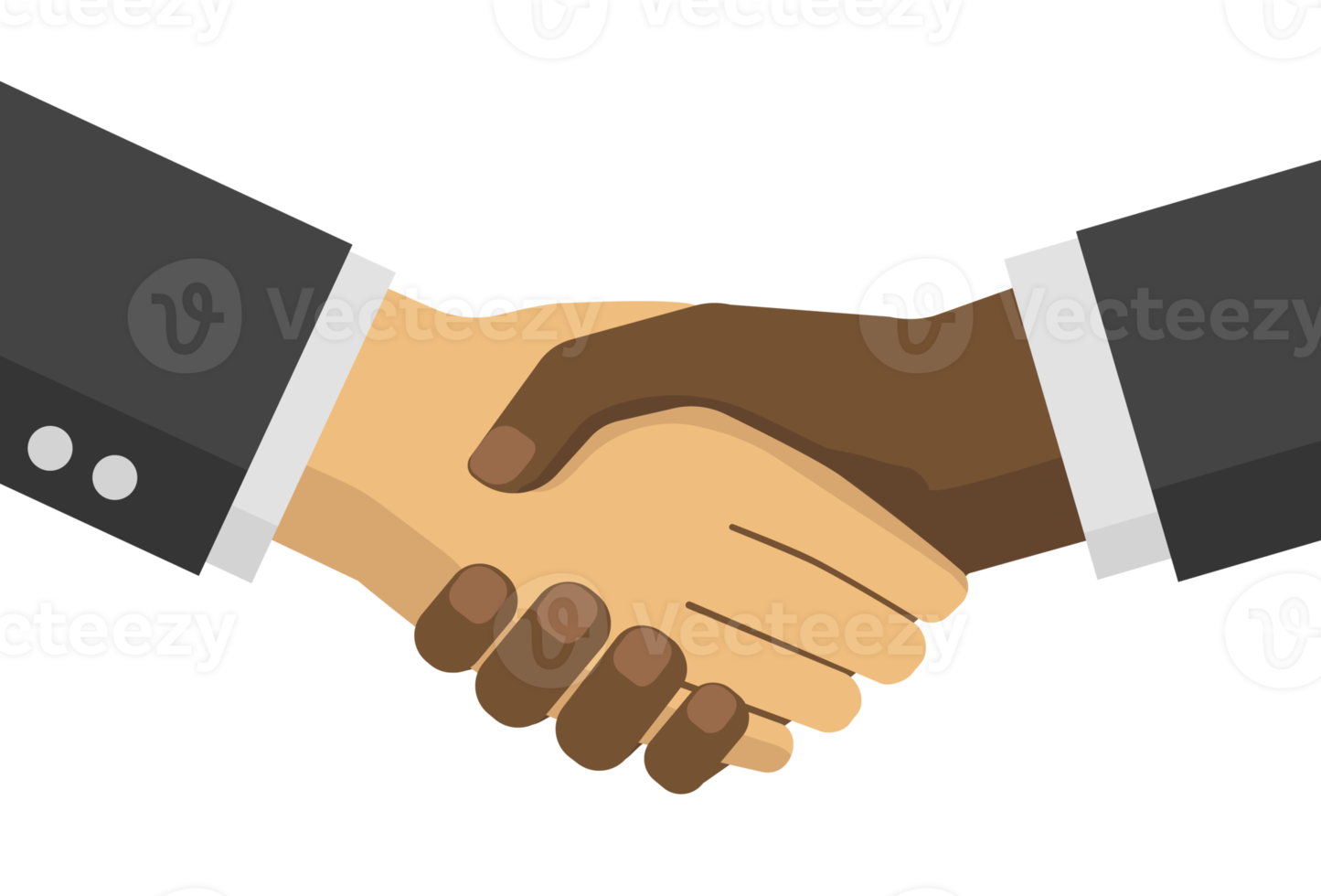 two business people shaking hands 13089820 PNG