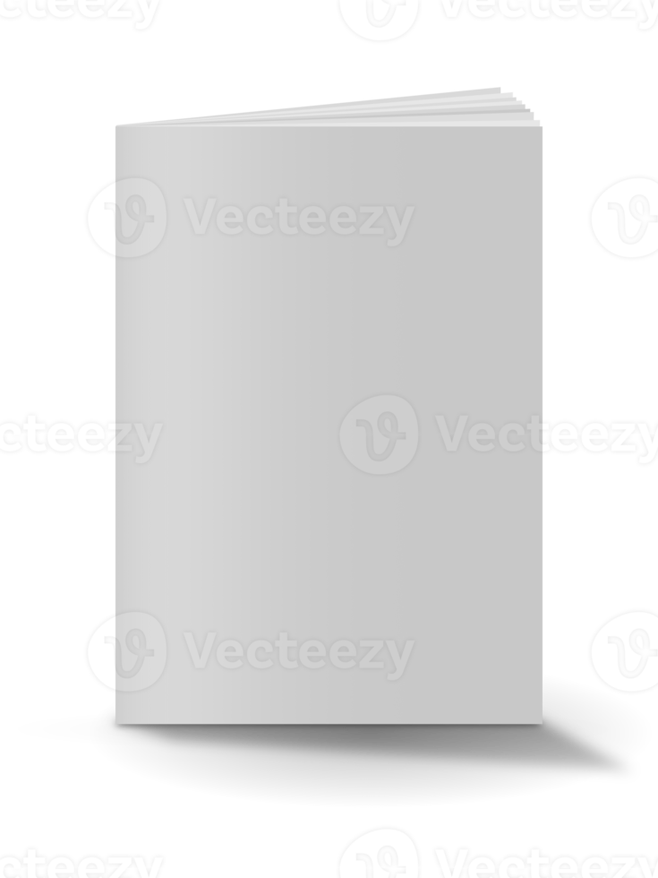 Blank white book 13089831 PNG