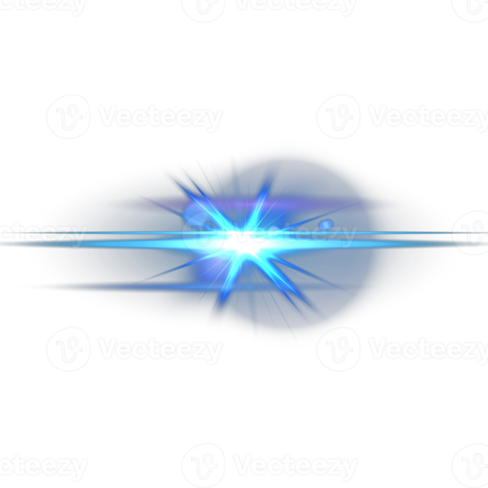 Blue lens flare 13089832 PNG