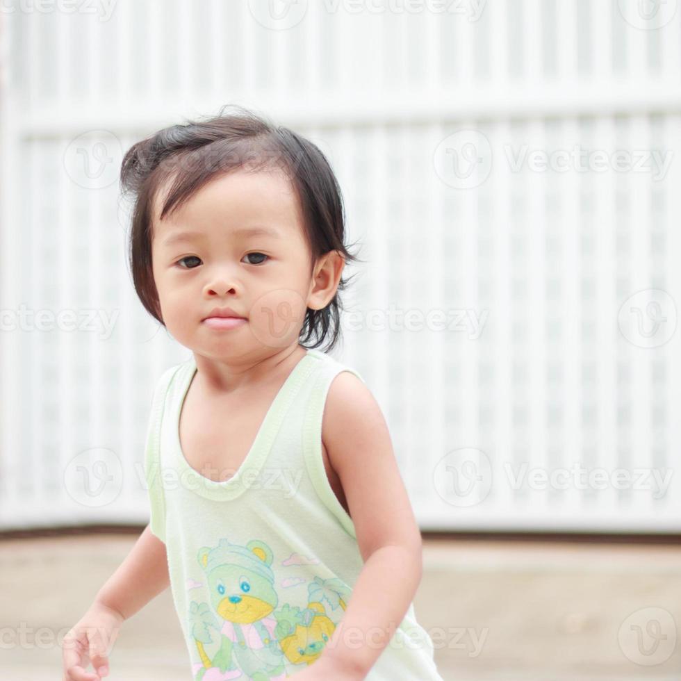 Asian little girl photo