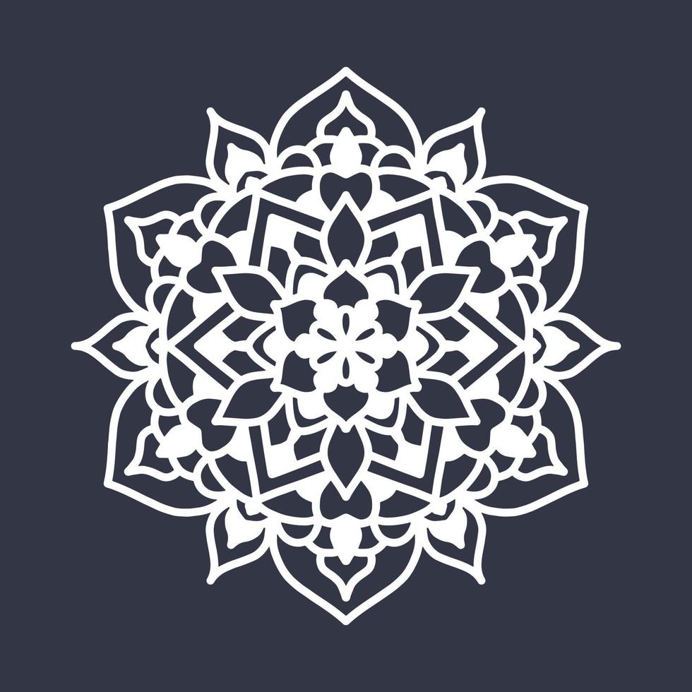 laser cut Mandala pattern. vector