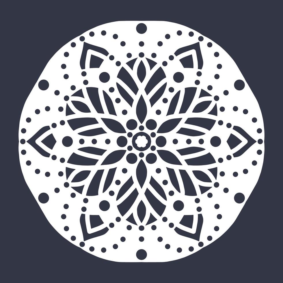 laser cut Mandala pattern. vector