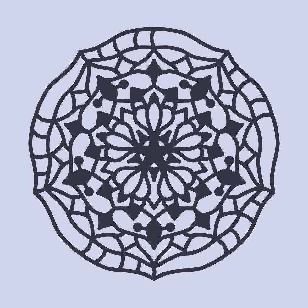 laser cut Mandala pattern. vector