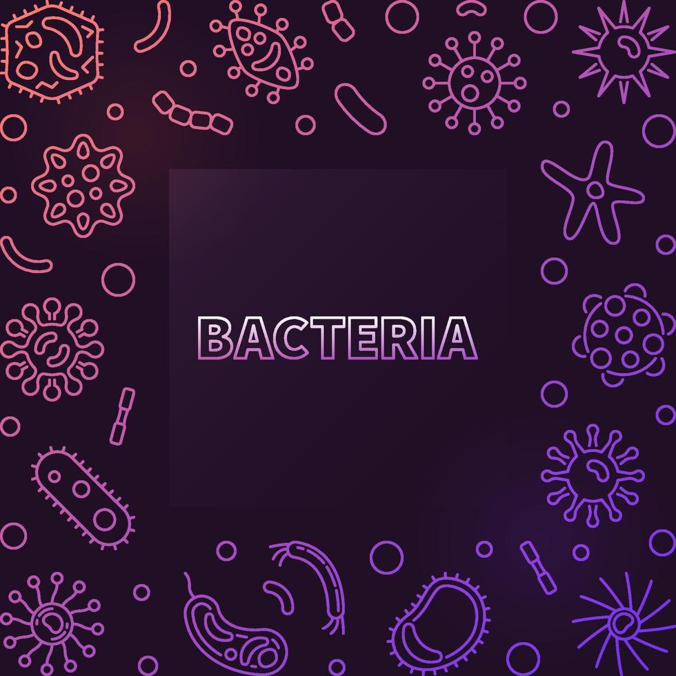 Bateria vector colorful concept outline illustration