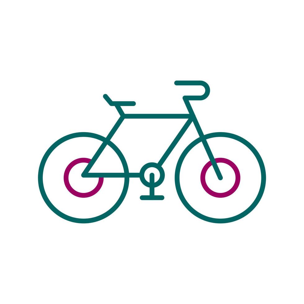 icono de vector de bicicleta