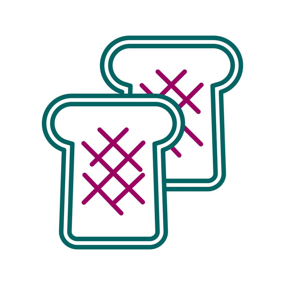 Toast Bread Vector Icon