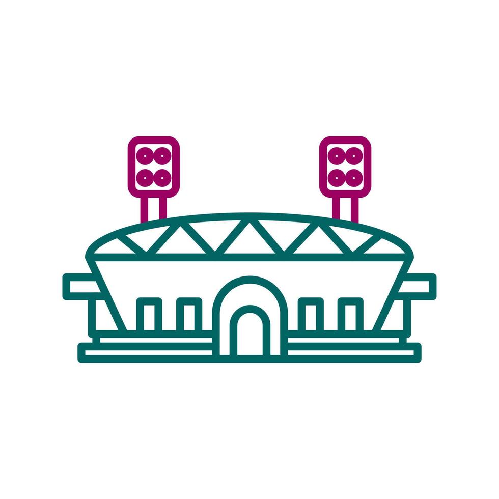 icono de vector de estadio