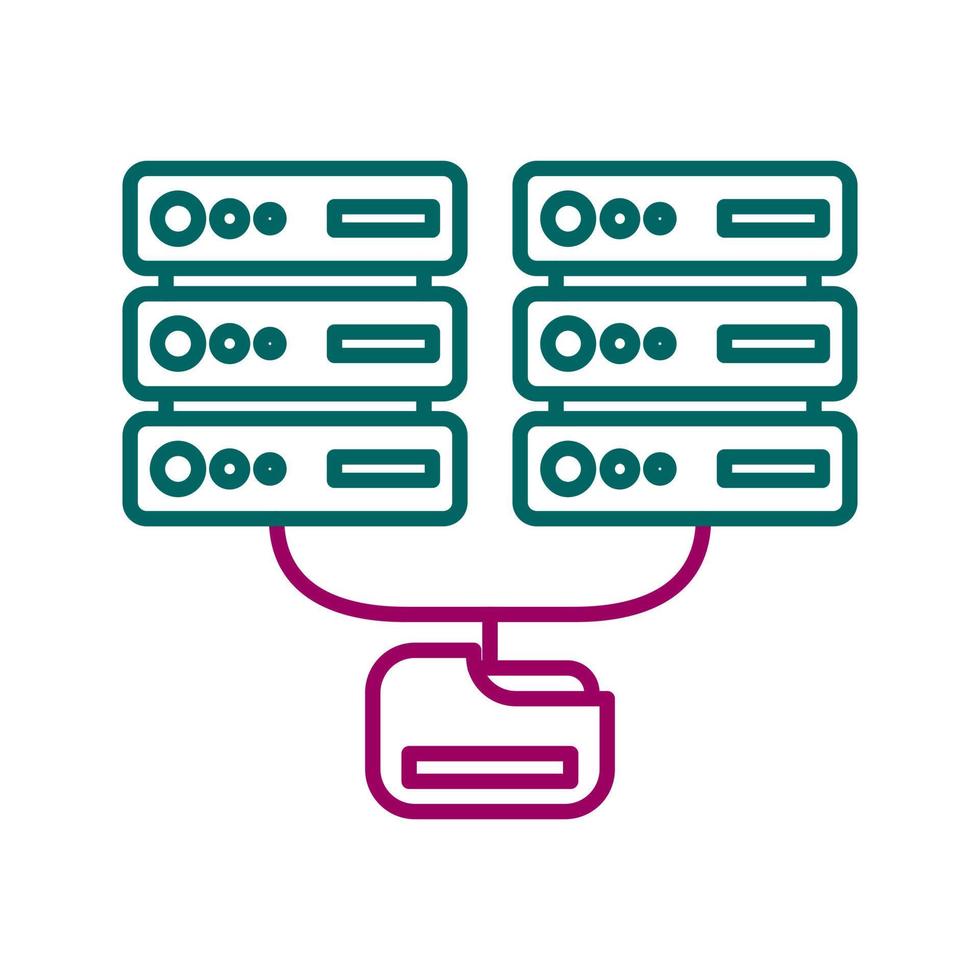 icono de vector de base de datos