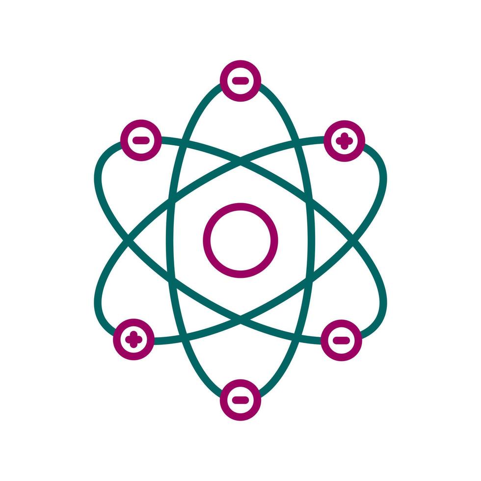 Atom Structure Vector Icon